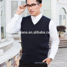 boutique quality man's worsted cashmere knitting vest